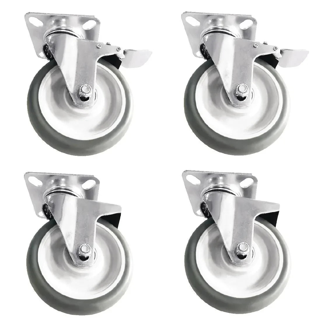 AJ073 Buffalo Castors (set of 4) - JD Catering Equipment Solutions Ltd