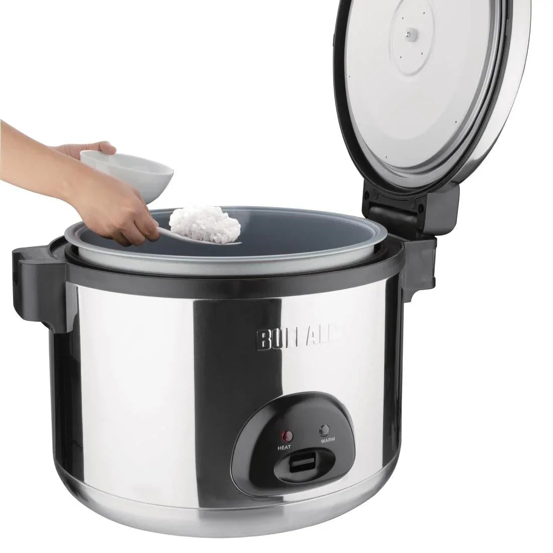 CK698 Buffalo Commercial Large Rice Cooker 9Ltr - JD Catering Equipment Solutions Ltd