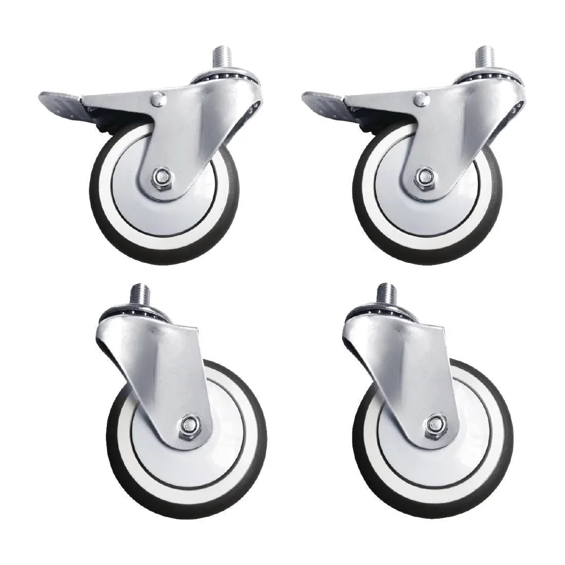 AJ379 Buffalo Complete Castors (set 4) - JD Catering Equipment Solutions Ltd