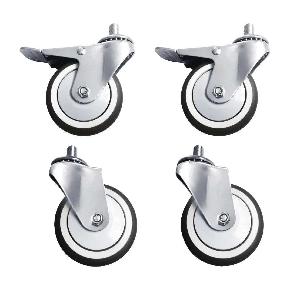AJ379 Buffalo Complete Castors (set 4) - JD Catering Equipment Solutions Ltd