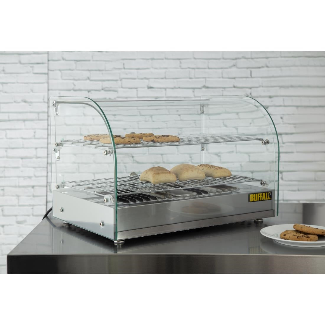 Buffalo Countertop Heated Food Display 554mm JD Catering Equipment Solutions Ltd