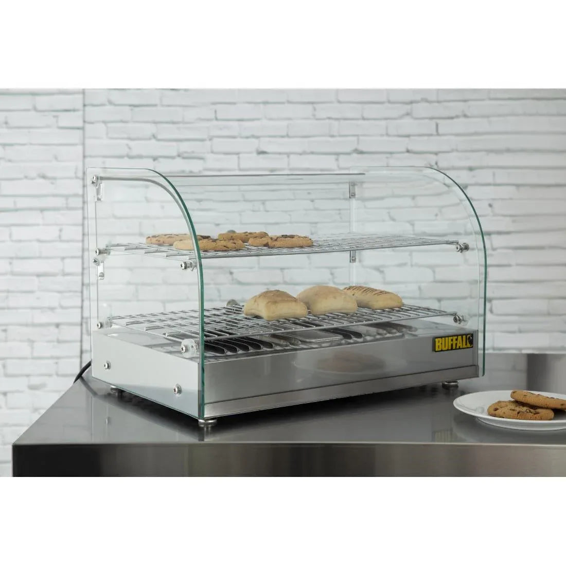 CK916 Buffalo Countertop Heated Food Display 554mm - JD Catering Equipment Solutions Ltd