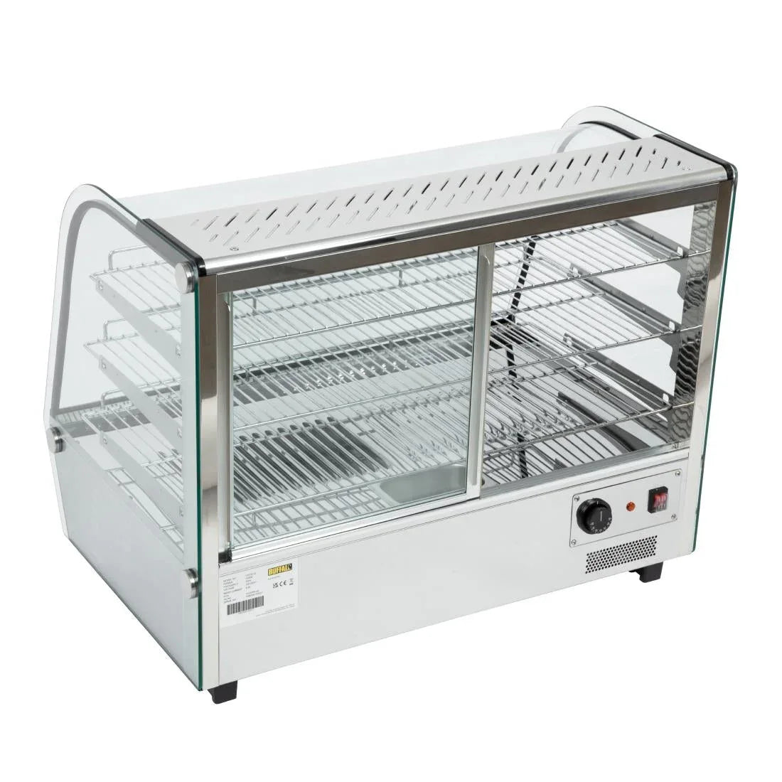 CD232 Buffalo Countertop Heated Food Display 868mm - JD Catering Equipment Solutions Ltd