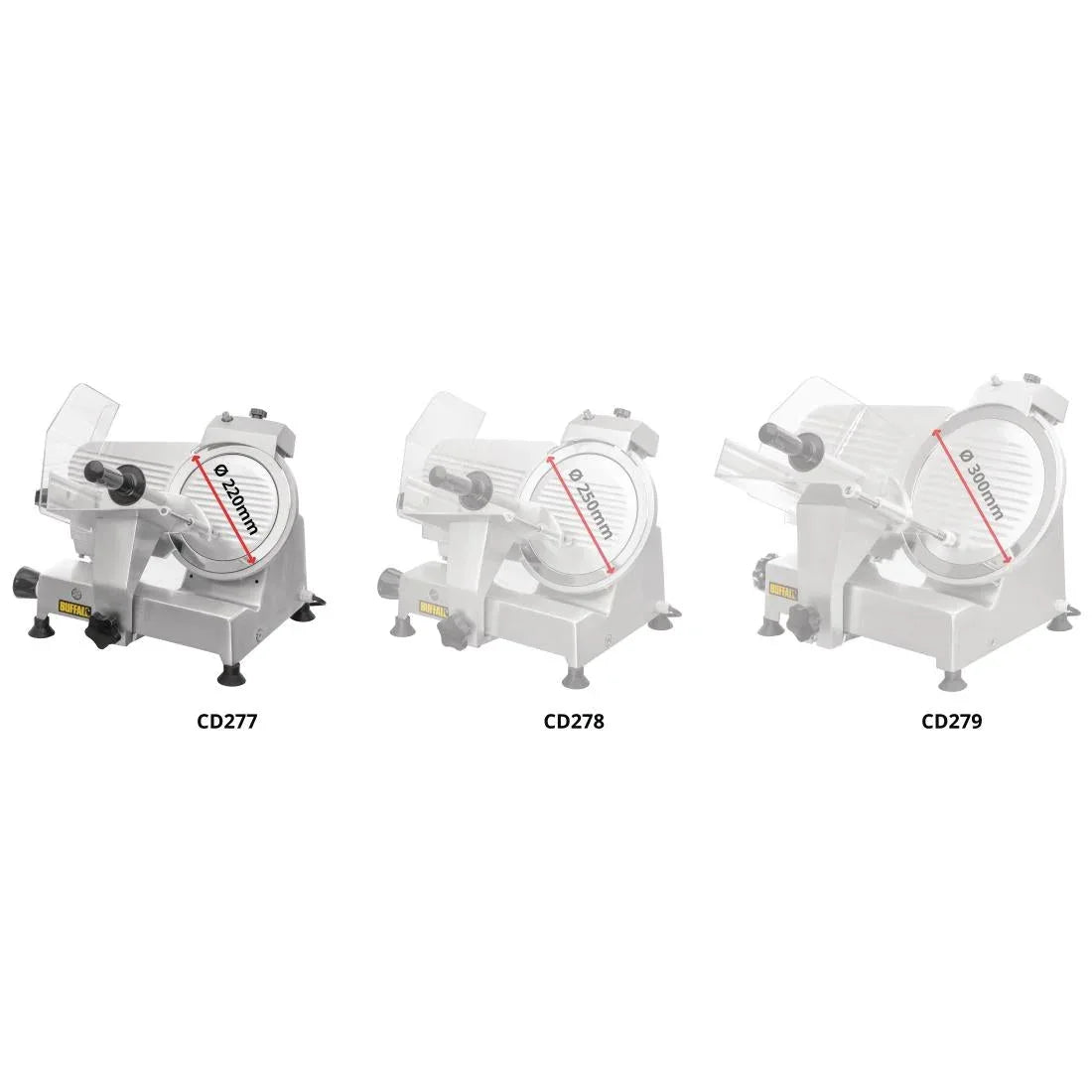 CD277 Buffalo Meat Slicer 220mm - JD Catering Equipment Solutions Ltd