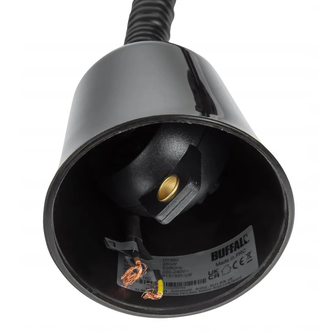 DY460 Buffalo Retractable Dome Heat Shade Copper Finish - JD Catering Equipment Solutions Ltd
