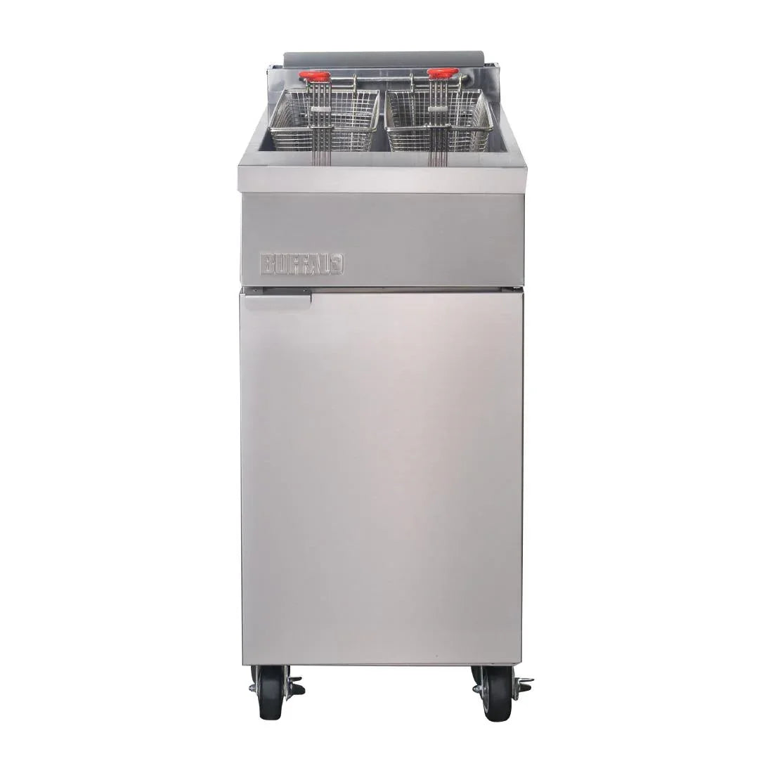 DC319-N Buffalo Single Tank Twin Basket Freestanding Gas Fryer DC319-N - JD Catering Equipment Solutions Ltd