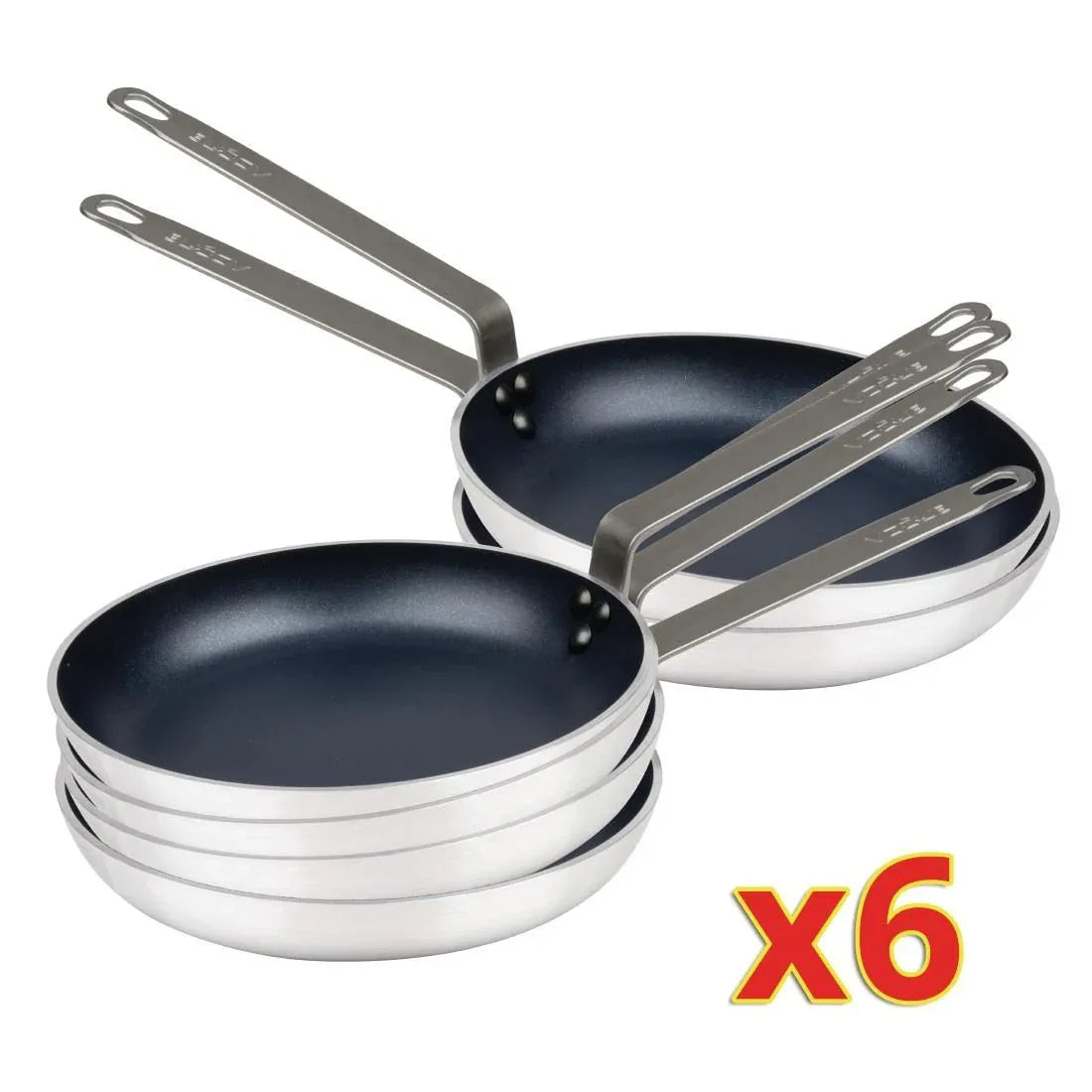 S210 Bulk Buy Vogue Non-Stick Frypans (Pack of 6) - JD Catering Equipment Solutions Ltd