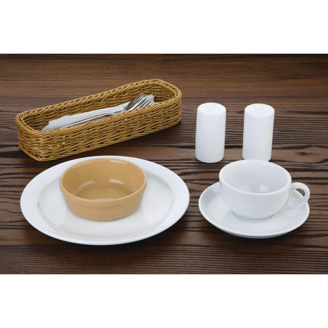 C024 Olympia Stoneware Round Pie Bowls 119mm (Pack of 6) - JD Catering Equipment Solutions Ltd