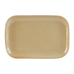 Pack Size 6 - Rustico Stoneware Rustico Flame Rectangular Plate 34.5 x 23.5cm - C05034