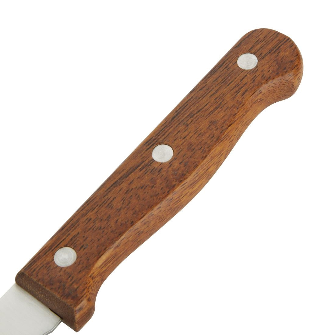C136 Olympia Steak Knives Wooden Handle (Pack of 12) JD Catering Equipment Solutions Ltd