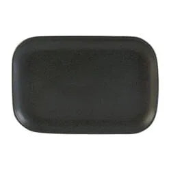 Pack Size 6 - Rustico Stoneware Rustico Carbon Rectangular Plate 29 x 19.5cm - C35012