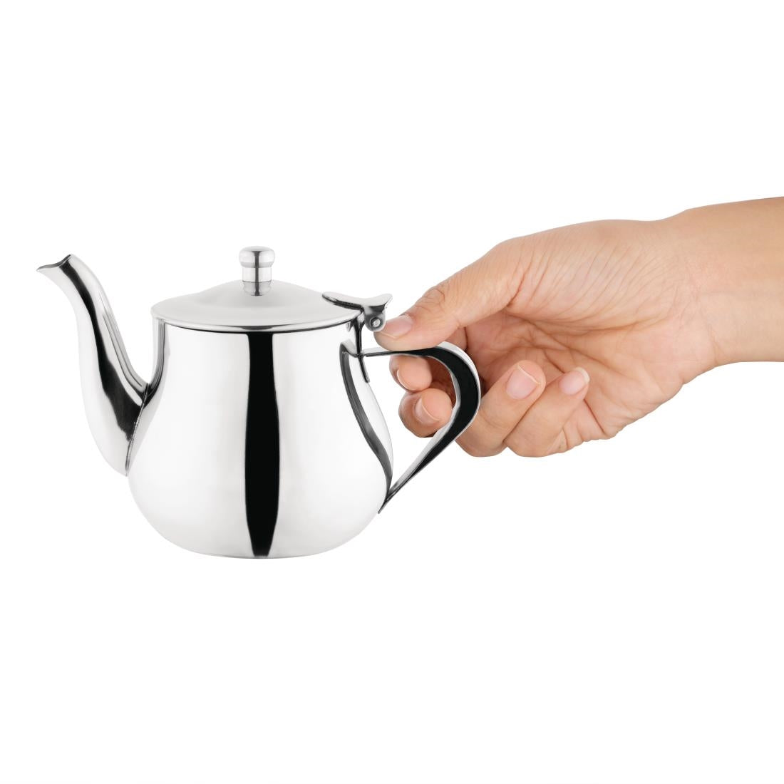 C458 Olympia Arabian Stainless Steel Teapot 400ml JD Catering Equipment Solutions Ltd