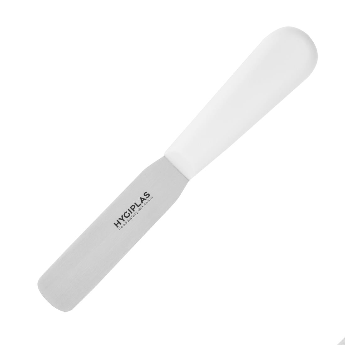 C538 Hygiplas Straight Blade Palette Knife White 10cm JD Catering Equipment Solutions Ltd