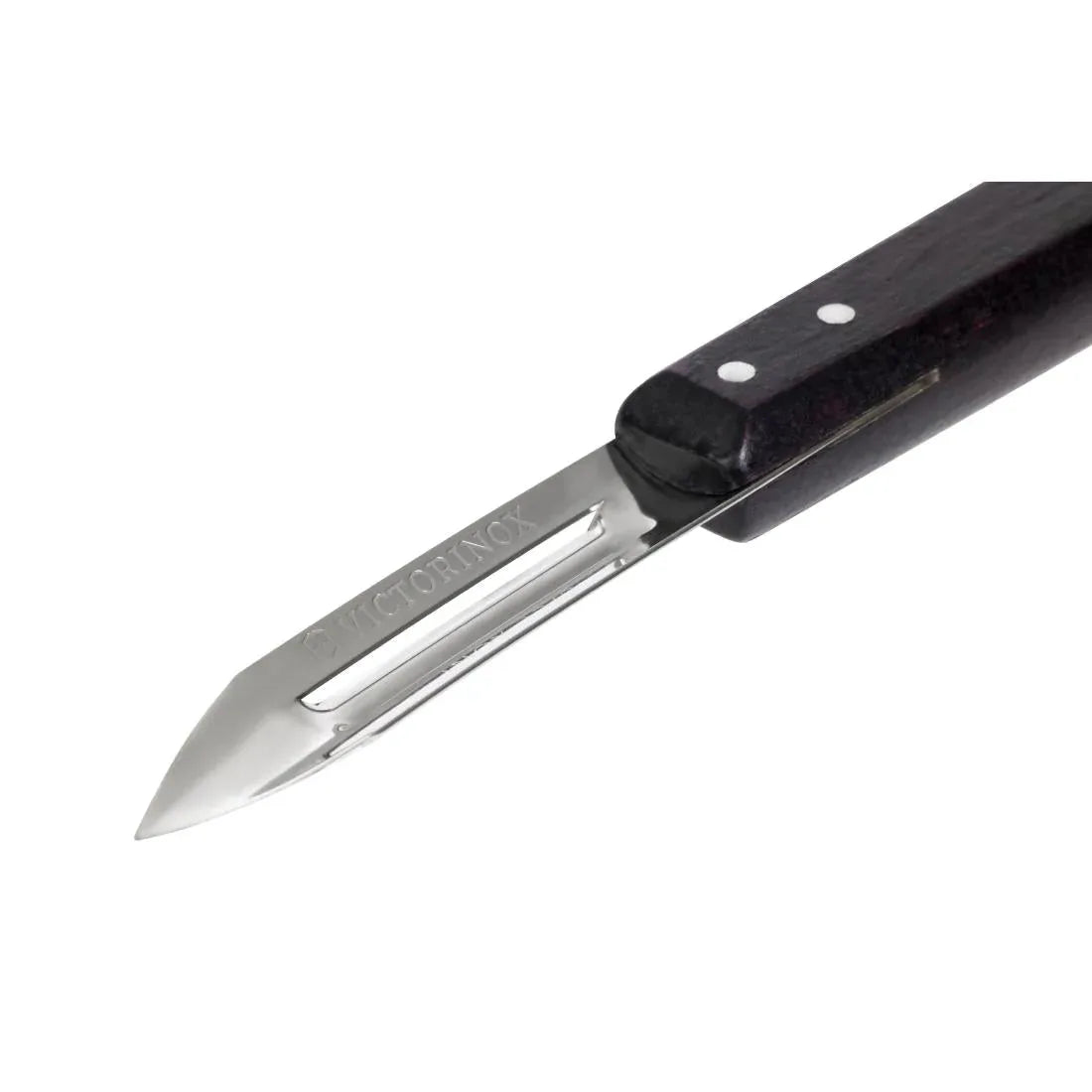 C719 Victorinox Wooden Handled Peeler - JD Catering Equipment Solutions Ltd