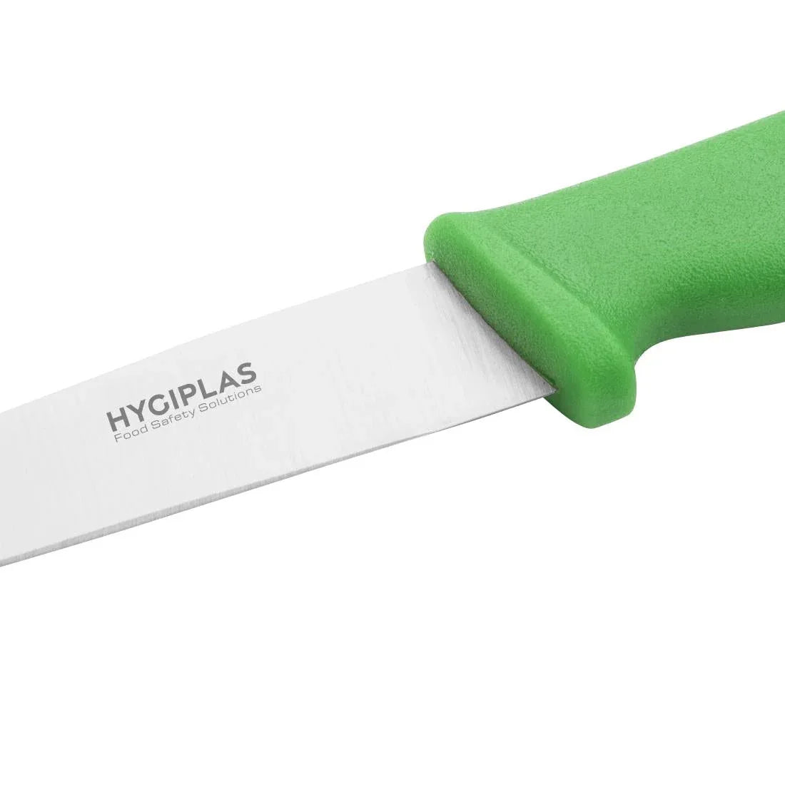 C860 Hygiplas Vegetable Knife Green 10cm JD Catering Equipment Solutions Ltd