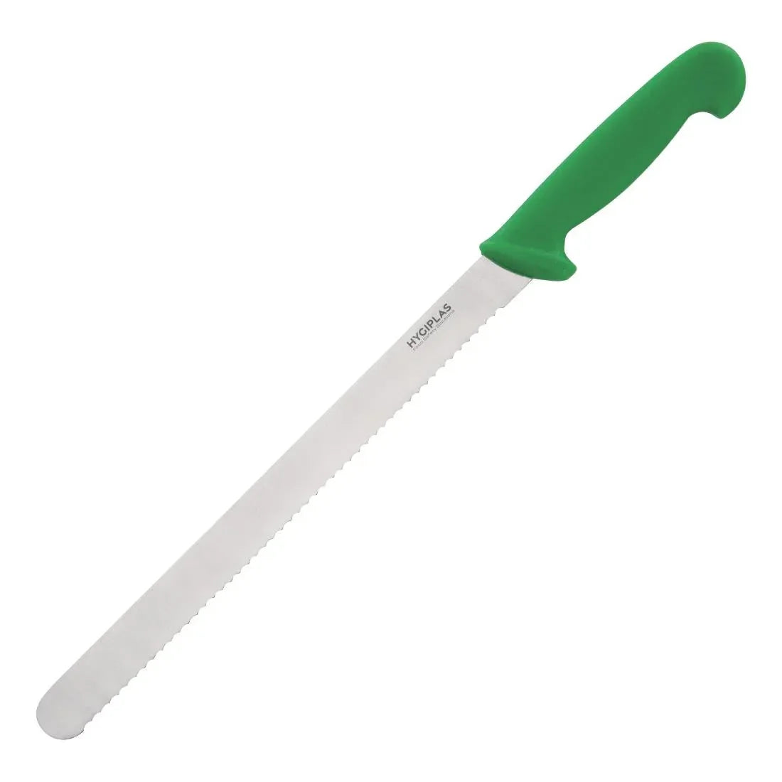 C867 Hygiplas Serrated Slicer Green 30.5cm - JD Catering Equipment Solutions Ltd