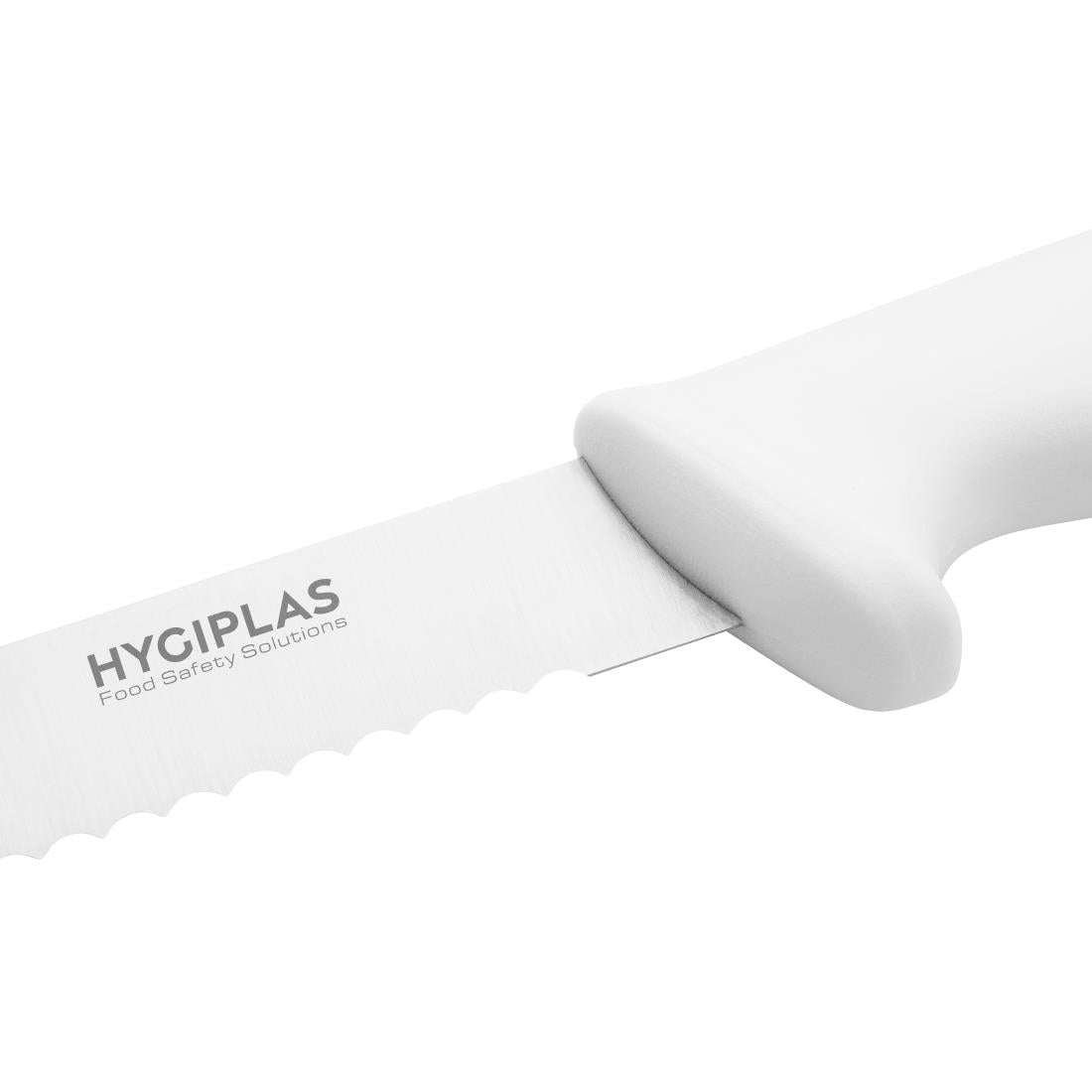 C883 Hygiplas Serrated Slicer White 25.5cm JD Catering Equipment Solutions Ltd