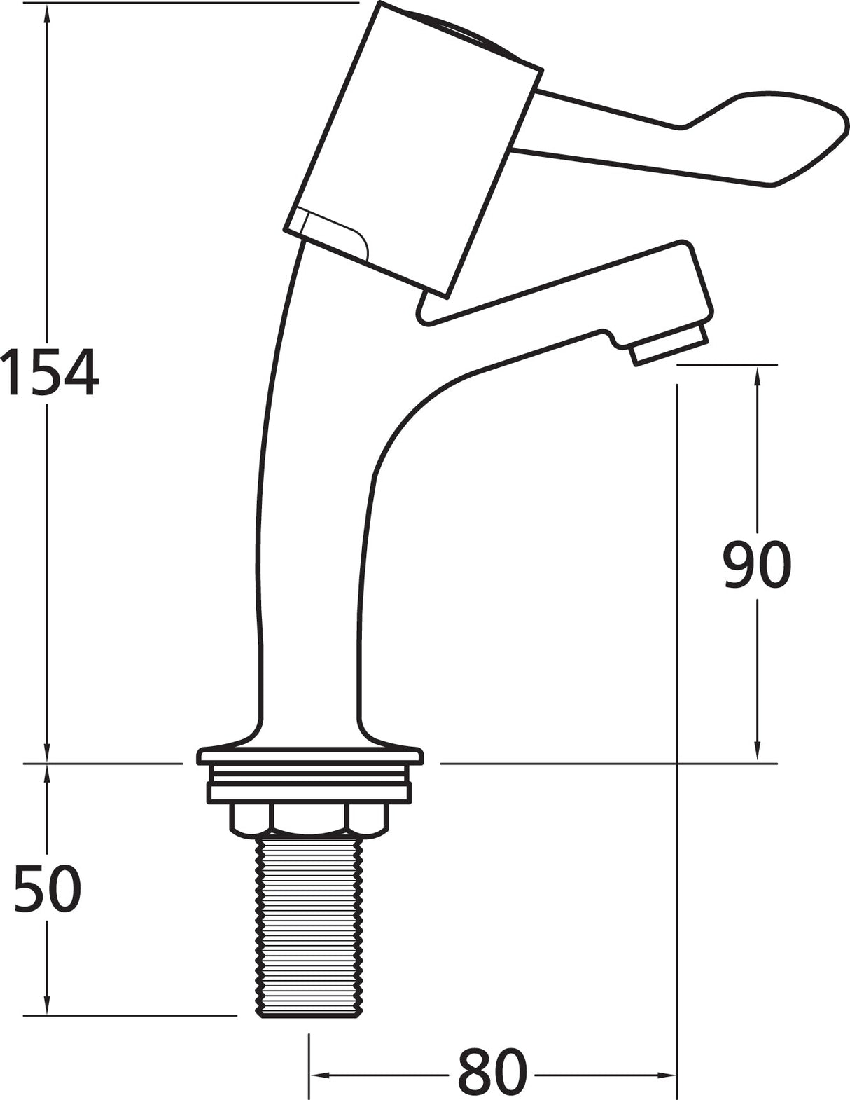 CATERTAP WRCT-500SL3 CaterTap 1/2-inch Sink taps JD Catering Equipment Solutions Ltd