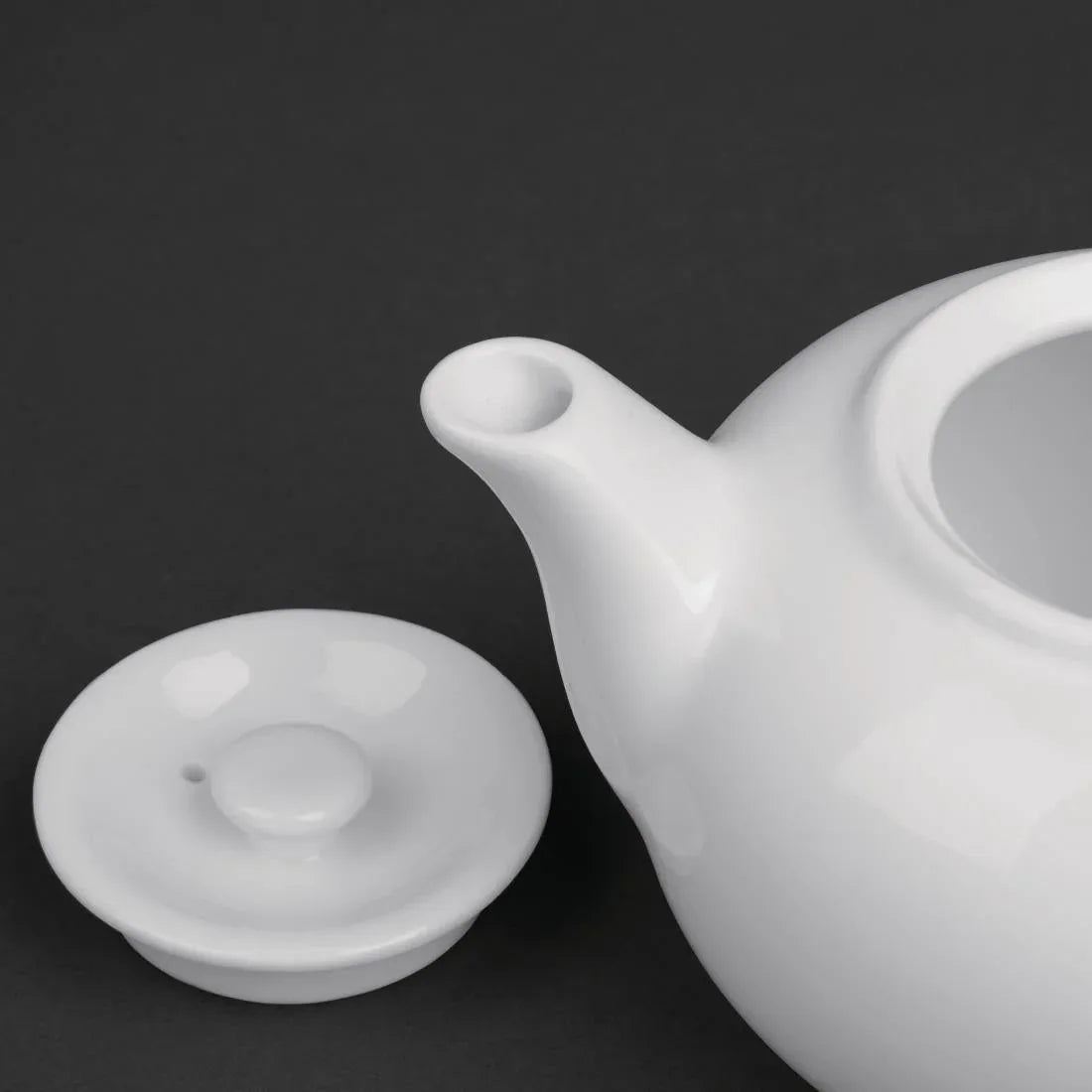 CB474 Olympia Whiteware Teapots 852ml (Pack of 4) - JD Catering Equipment Solutions Ltd