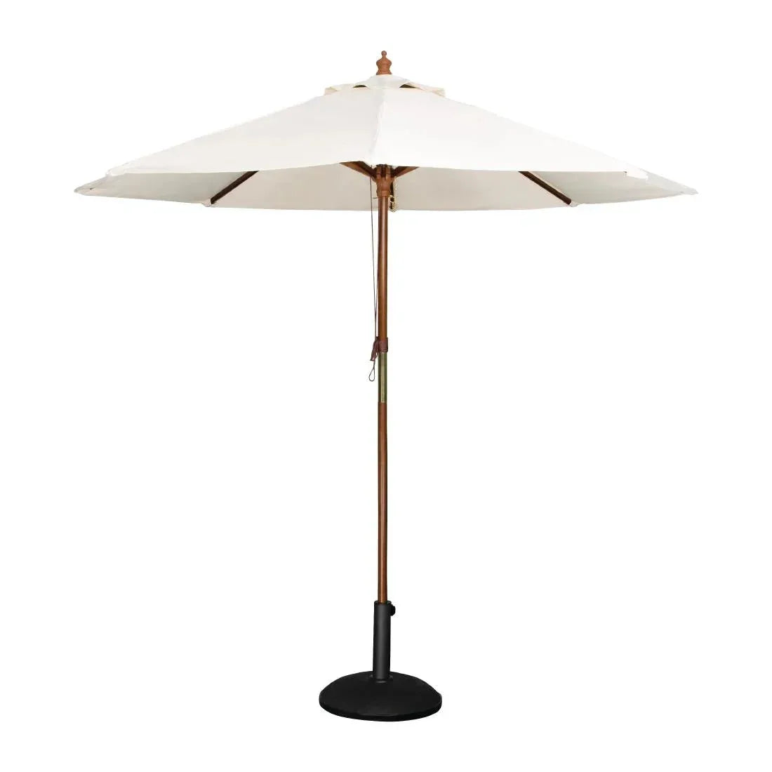 CB513 Bolero Round Parasol 2.5m Diameter Cream - JD Catering Equipment Solutions Ltd