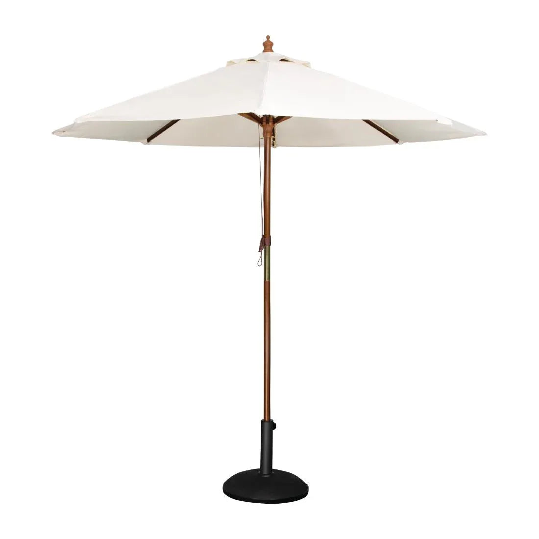 CB513 Bolero Round Parasol 2.5m Diameter Cream - JD Catering Equipment Solutions Ltd