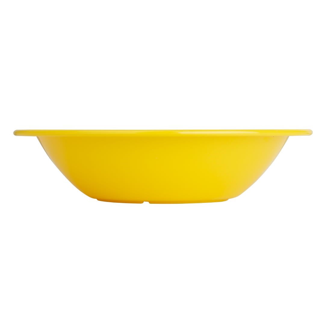 CB771 Olympia Kristallon Polycarbonate Bowls Yellow 172mm (Pack of 12) JD Catering Equipment Solutions Ltd