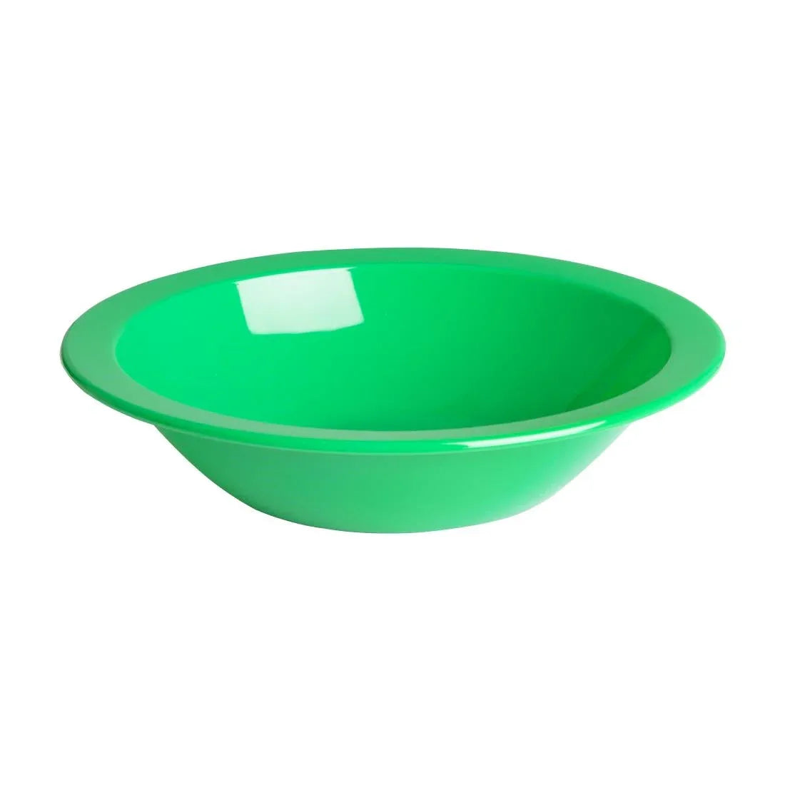 CB772 Olympia Kristallon Polycarbonate Bowls Green 172mm (Pack of 12) - JD Catering Equipment Solutions Ltd