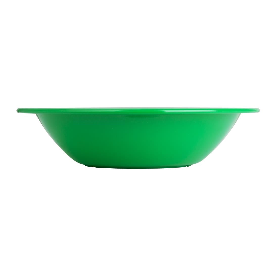 CB772 Olympia Kristallon Polycarbonate Bowls Green 172mm (Pack of 12) JD Catering Equipment Solutions Ltd