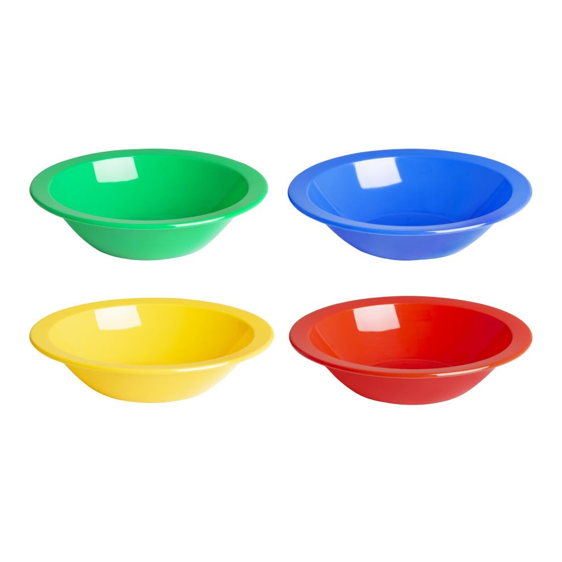 CB772 Olympia Kristallon Polycarbonate Bowls Green 172mm (Pack of 12) JD Catering Equipment Solutions Ltd