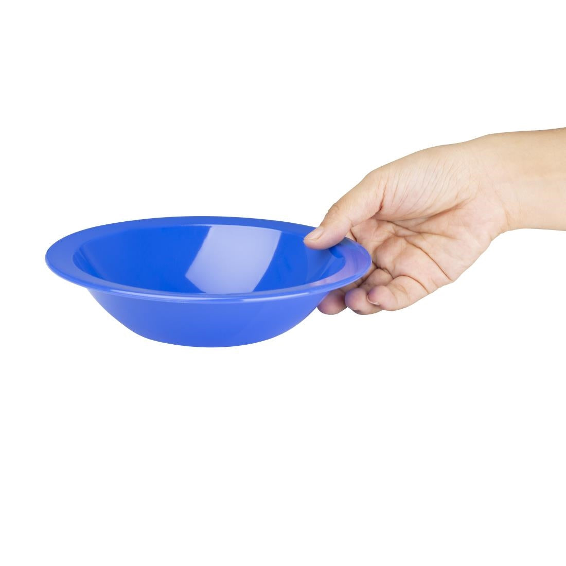 CB773 Olympia Kristallon Polycarbonate Bowls Blue 172mm (Pack of 12) JD Catering Equipment Solutions Ltd