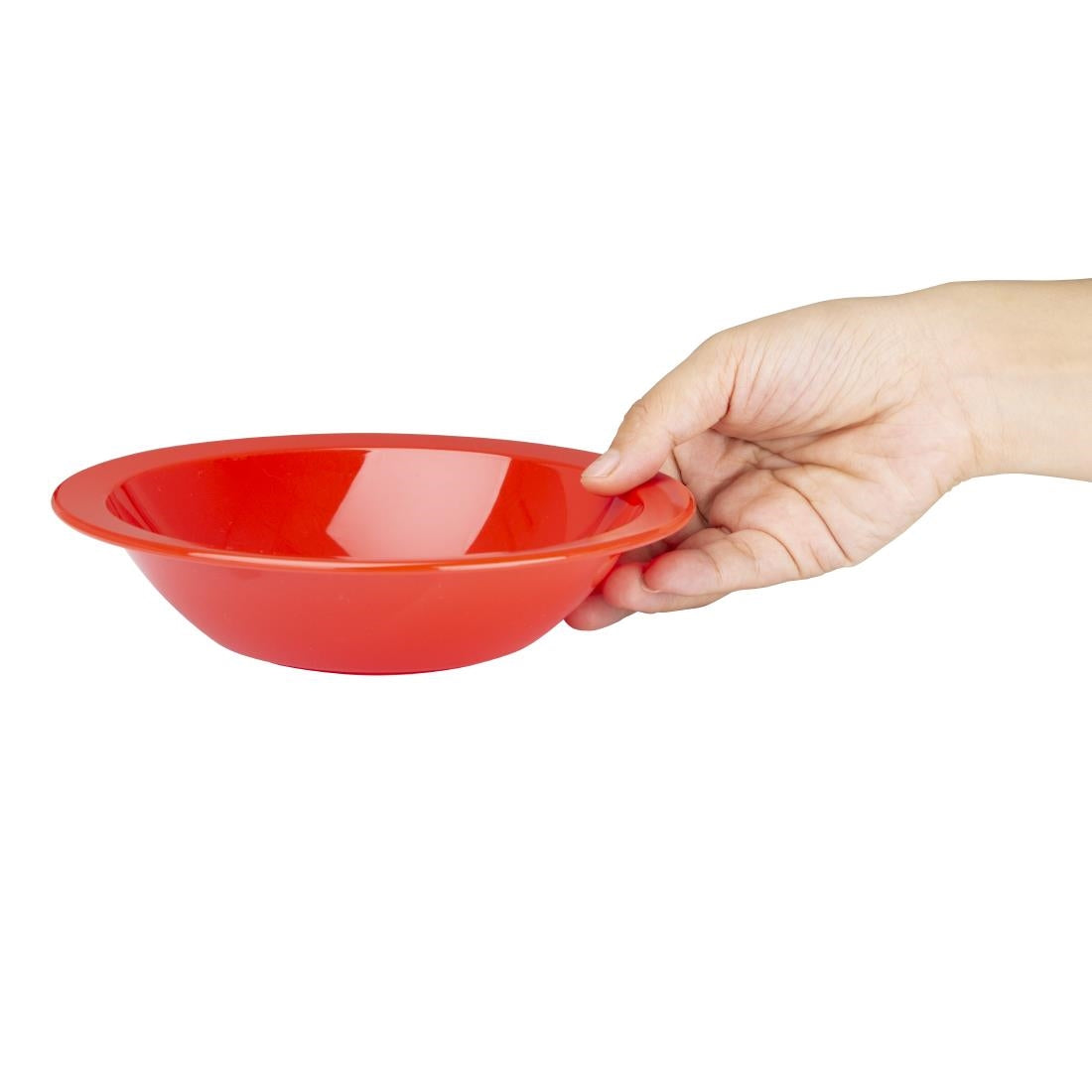 CB774 Olympia Kristallon Polycarbonate Bowls Red 172mm (Pack of 12) JD Catering Equipment Solutions Ltd