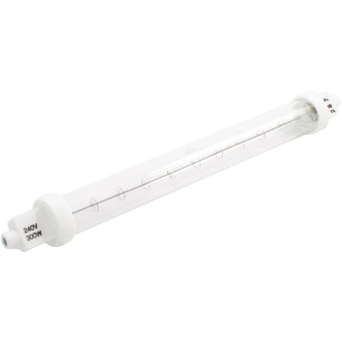 CC536 Jacketed Infrared Quartz Heat Bulb R7 220mm 300W - JD Catering Equipment Solutions Ltd