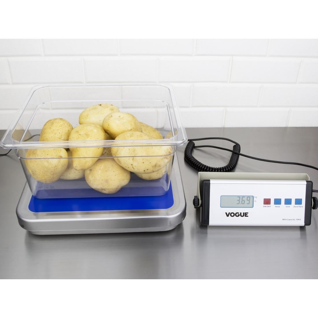 CD564 Vogue Electric Bench Scales 30kg JD Catering Equipment Solutions Ltd