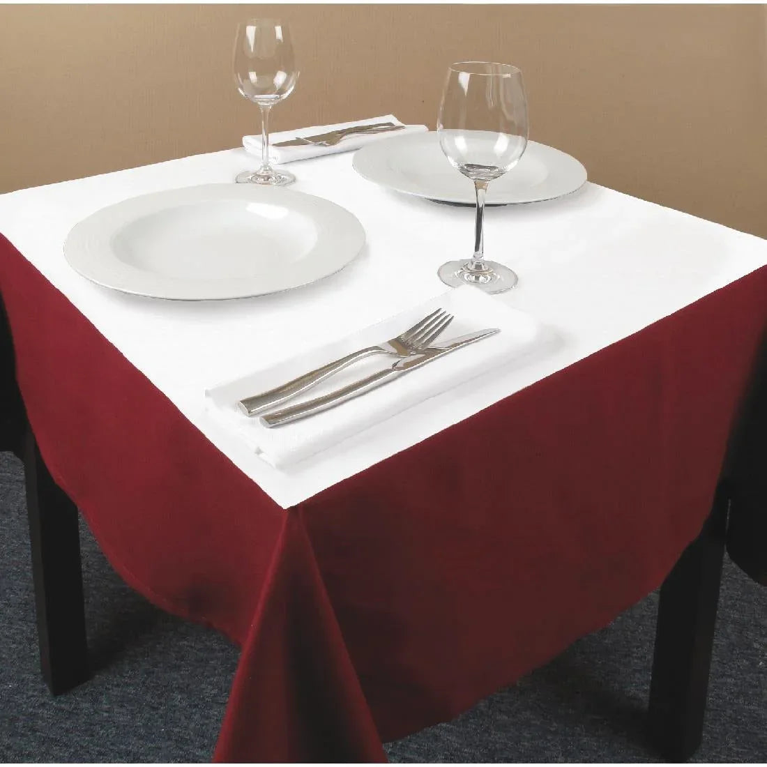 CD724 Paper Table Cover Glossy White (Pack of 400) - JD Catering Equipment Solutions Ltd