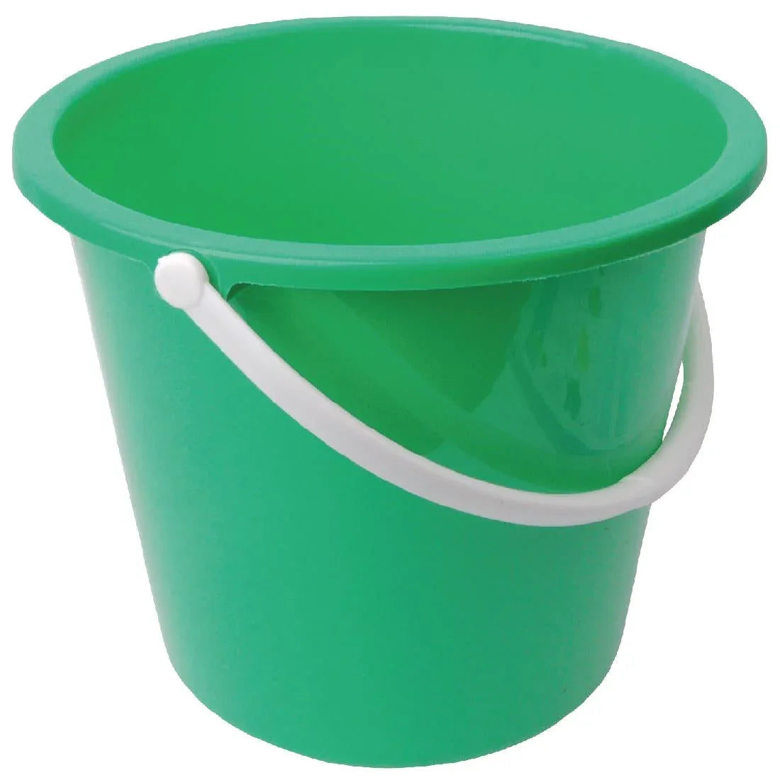 CD806 Jantex Round Plastic Bucket Green 10Ltr - JD Catering Equipment Solutions Ltd