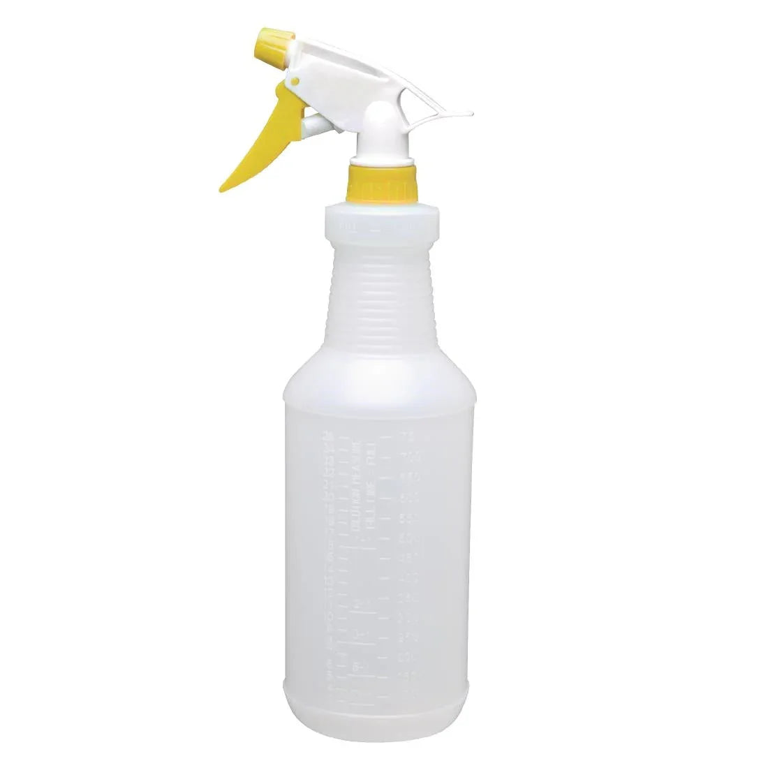CD816 Jantex Colour-Coded Trigger Spray Bottle Yellow 750ml - JD Catering Equipment Solutions Ltd
