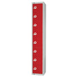 CE108-EL Elite Eight Door Electronic Combination Locker Red JD Catering Equipment Solutions Ltd