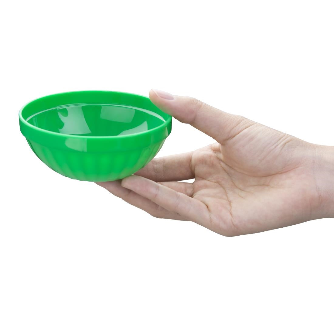 CE275 Olympia Kristallon Polycarbonate Bowls Green 102mm (Pack of 12) JD Catering Equipment Solutions Ltd