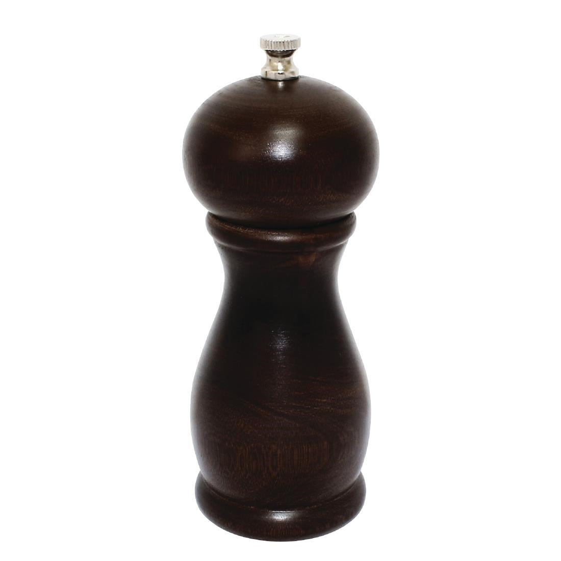 CE333 Olympia Dark Wood Salt and Pepper Mill 6in JD Catering Equipment Solutions Ltd