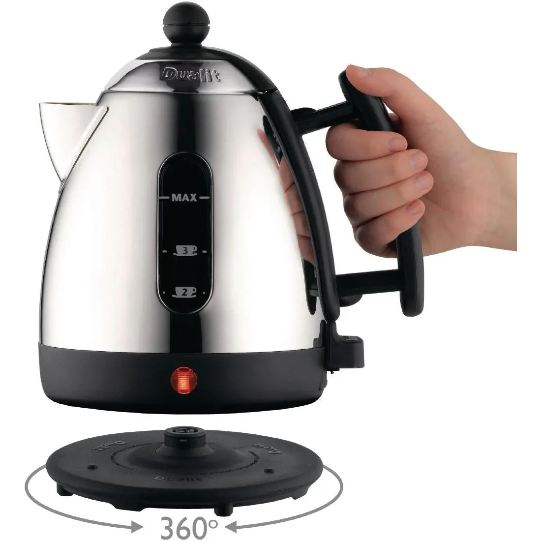 CE339 Dualit Cordless Kettle 1Ltr 72200 - JD Catering Equipment Solutions Ltd