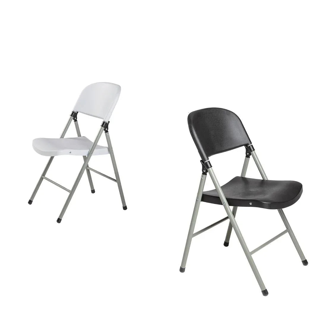 CE692 Bolero Foldaway Utility Chairs White (Pack of 2) - JD Catering Equipment Solutions Ltd