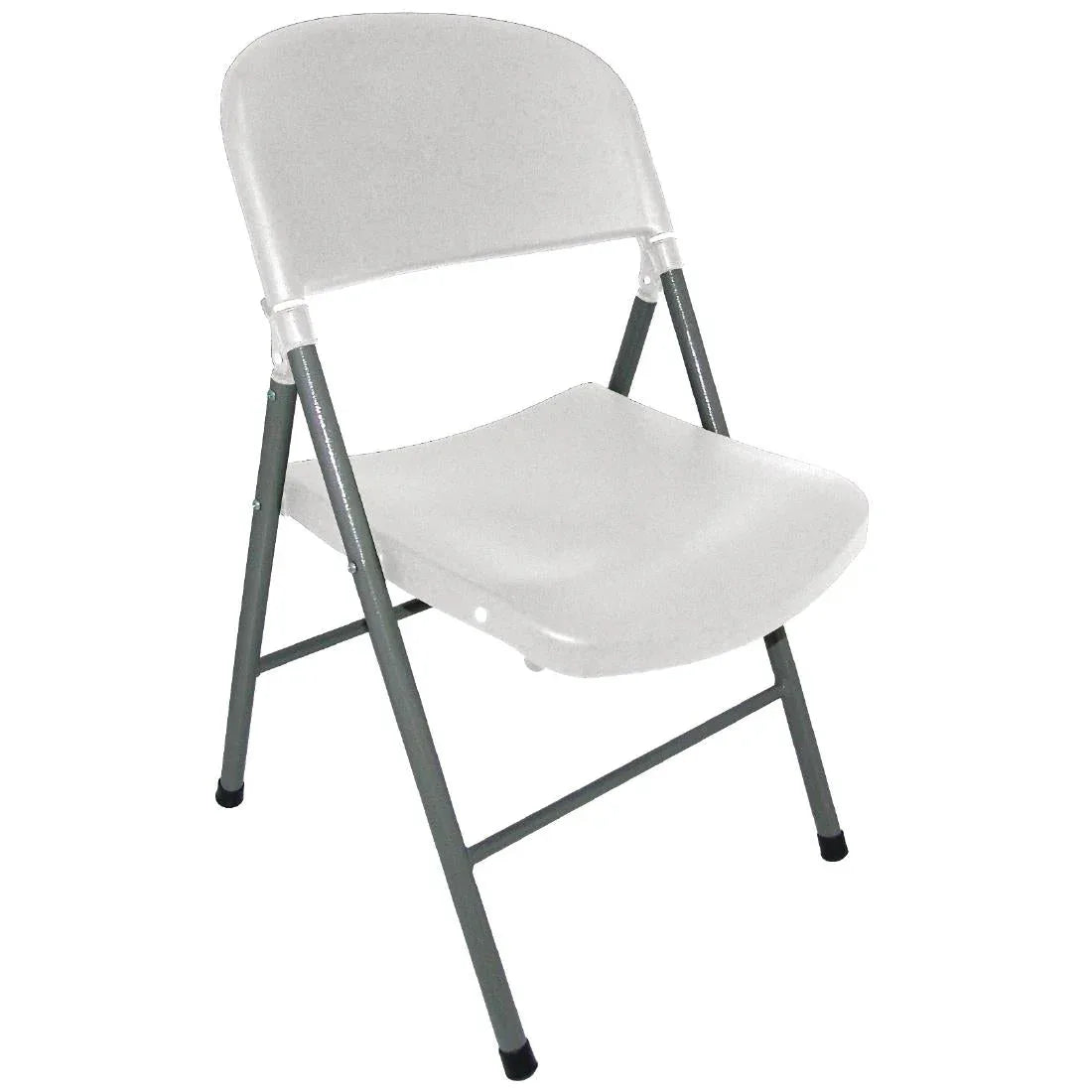 CE692 Bolero Foldaway Utility Chairs White (Pack of 2) - JD Catering Equipment Solutions Ltd