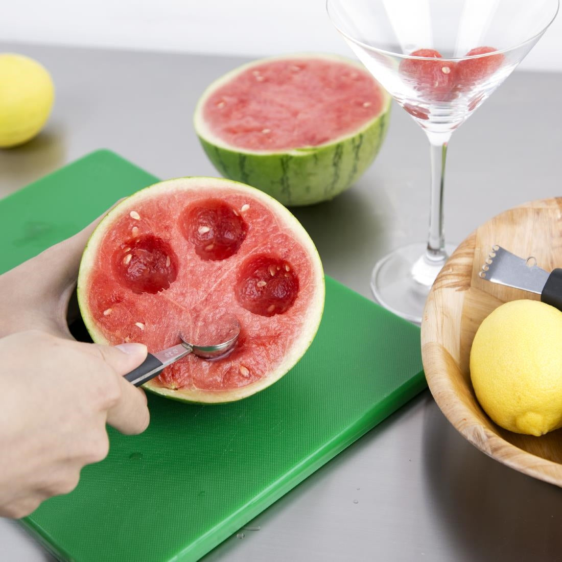 CF924 Vogue Small Double Melon Baller 22mm and 30mm JD Catering Equipment Solutions Ltd