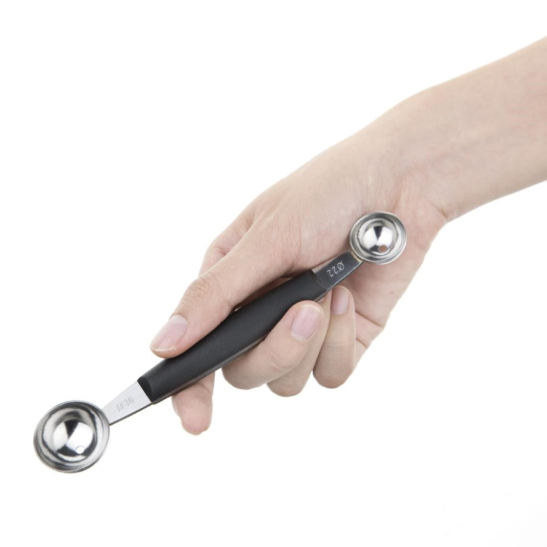 CF924 Vogue Small Double Melon Baller 22mm and 30mm JD Catering Equipment Solutions Ltd