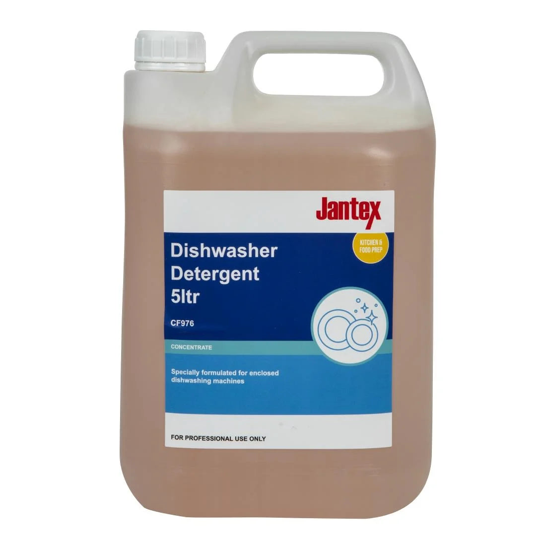CF976 Jantex Dishwasher Detergent Concentrate 5Ltr (Single Pack) JD Catering Equipment Solutions Ltd