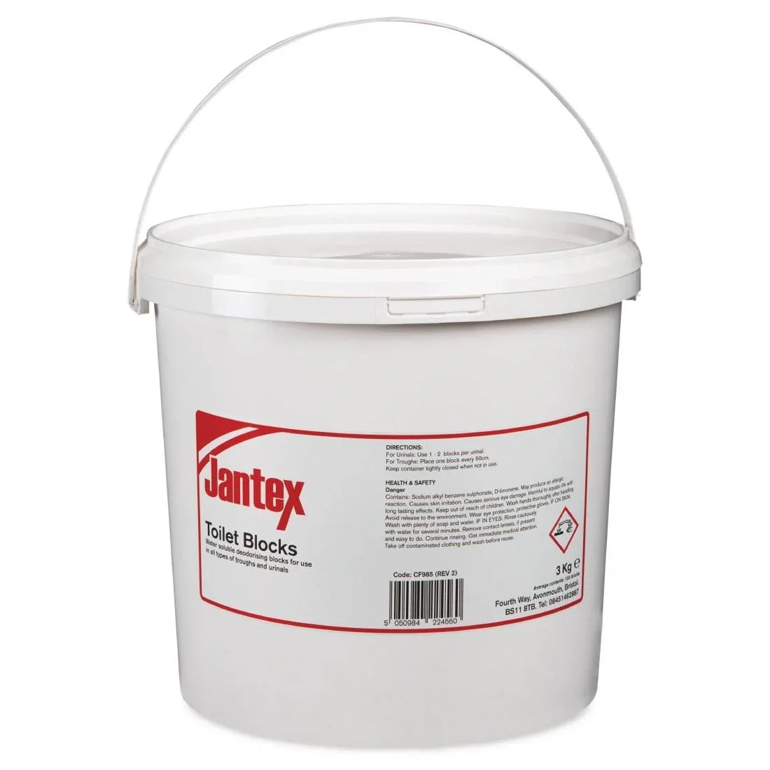 CF985 Jantex Urinal Cakes 3kg - JD Catering Equipment Solutions Ltd