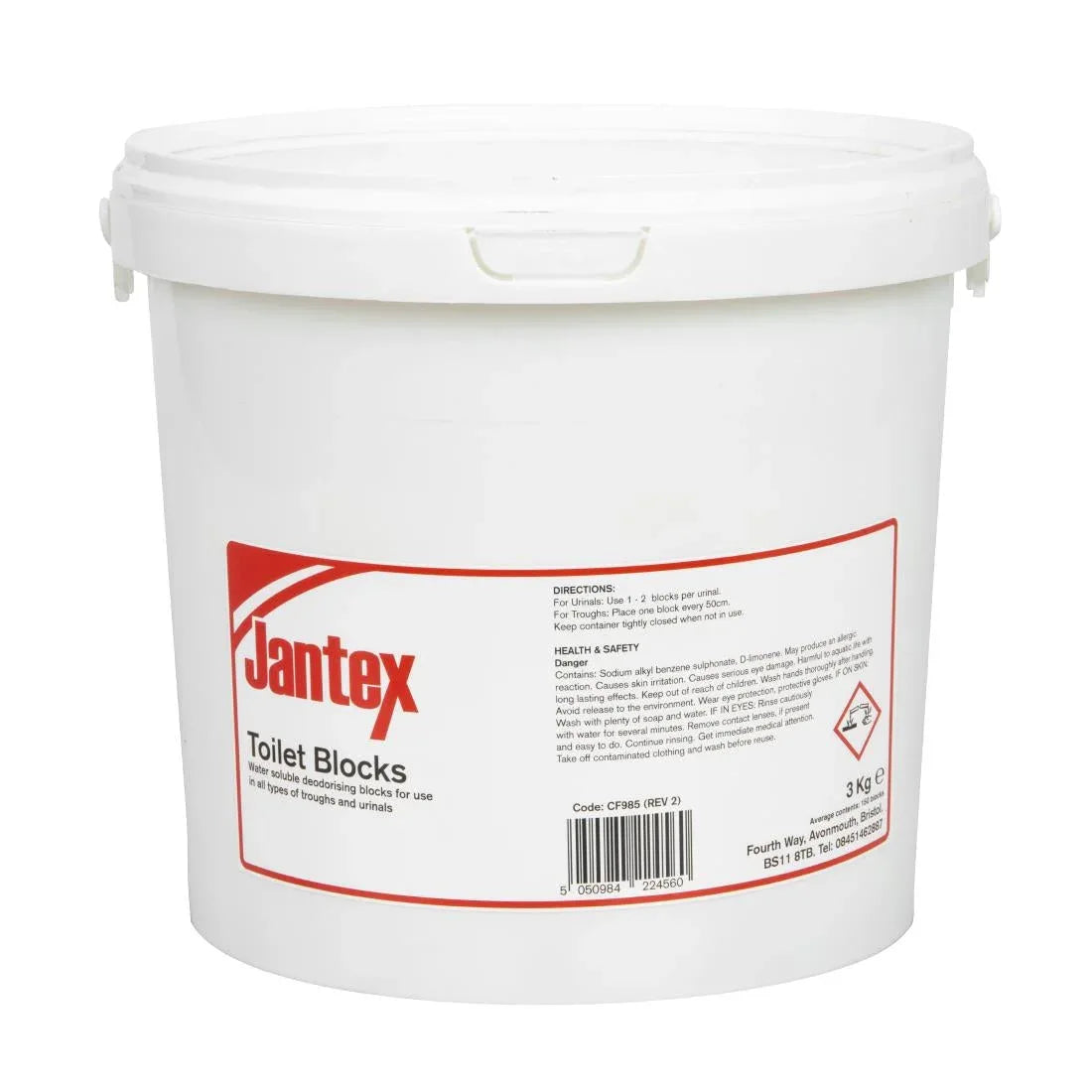 CF985 Jantex Urinal Cakes 3kg - JD Catering Equipment Solutions Ltd