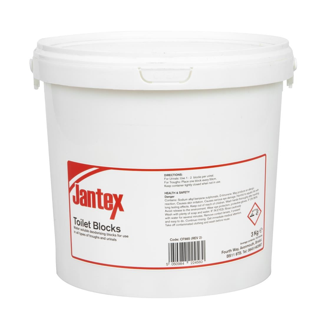 CF985 Jantex Urinal Cakes 3kg JD Catering Equipment Solutions Ltd