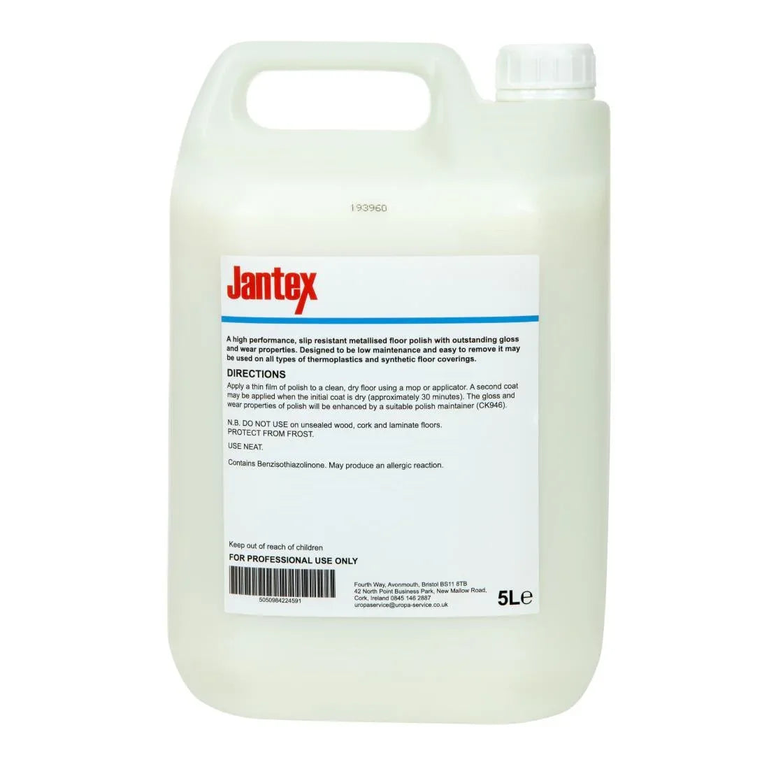CF989 Jantex Floor Polish Ready To Use 5Ltr - JD Catering Equipment Solutions Ltd