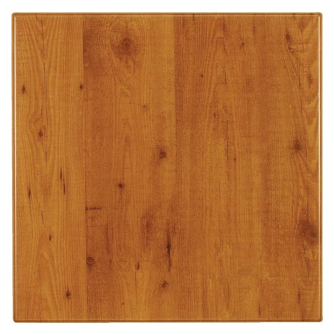 CG713 Werzalit Pre-drilled Square Table Top Pine 700mm - JD Catering Equipment Solutions Ltd
